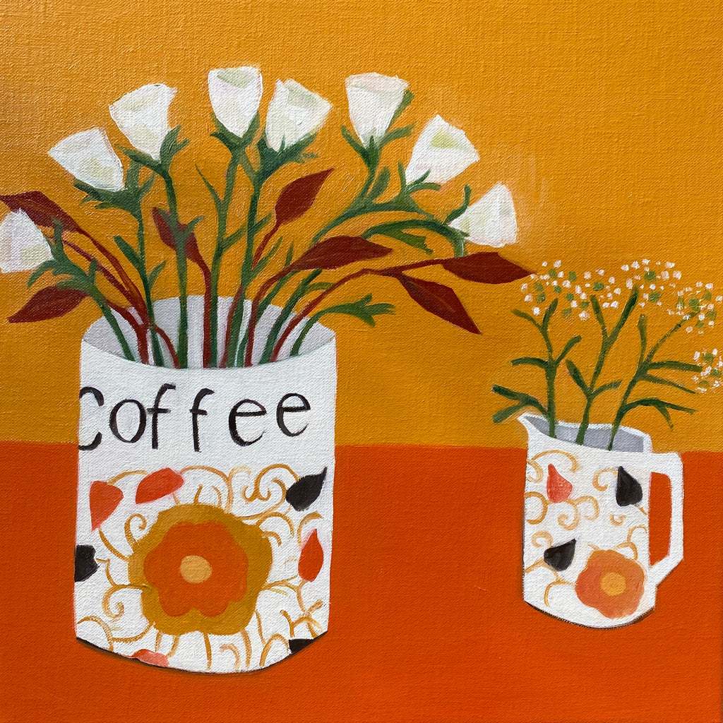 Coffee On Orange