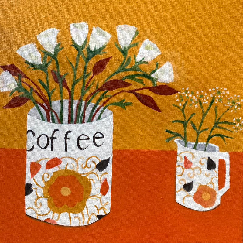 Coffee On Orange