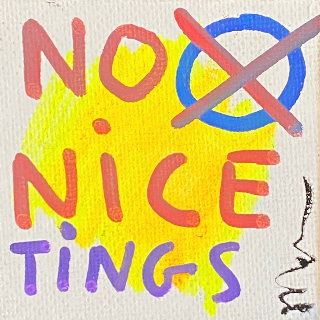 No Nice Things Fridge Magnet