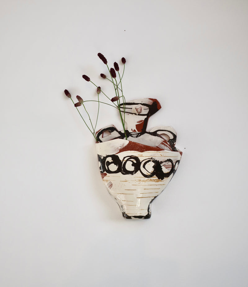 Ceramic Wall Vase 2