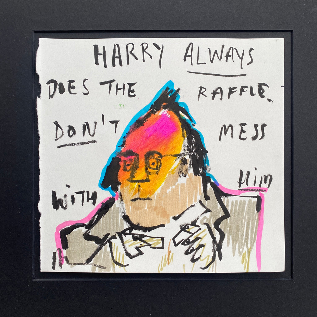 Harry Always Does The Raffle..