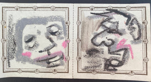 Pair Of Original Artworks on Medium Letterpress Label 294