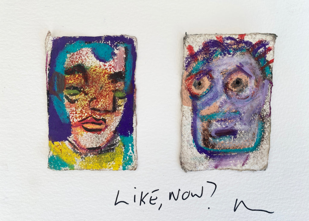 Story Board Of 2 Artworks 'LIKE NOW' ( unframed )