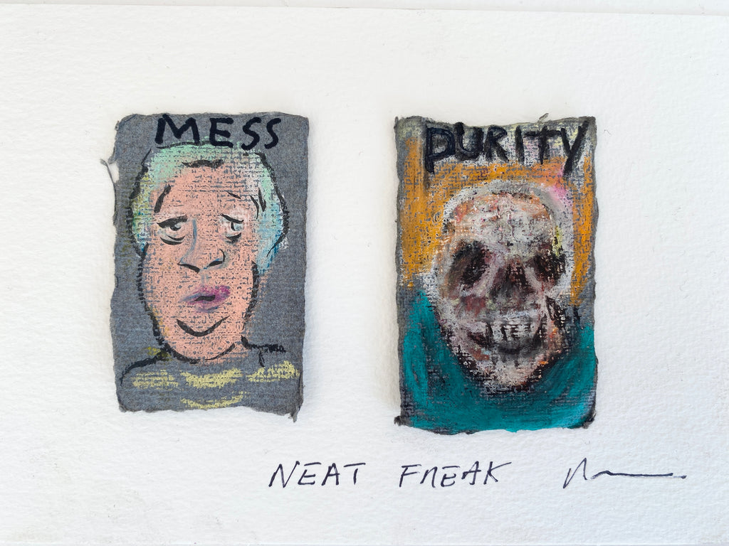 Story Board Of 2 Artworks 'NEAT FREAK' ( unframed )