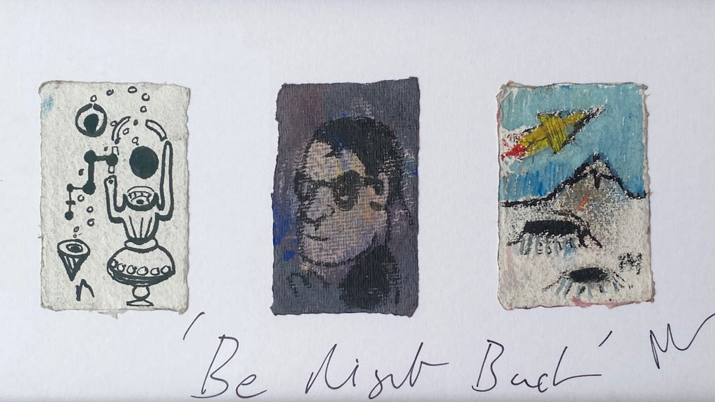 Story Board  of 3 Artworks ‘ BE RIGHT BACK ‘ ( unframed )