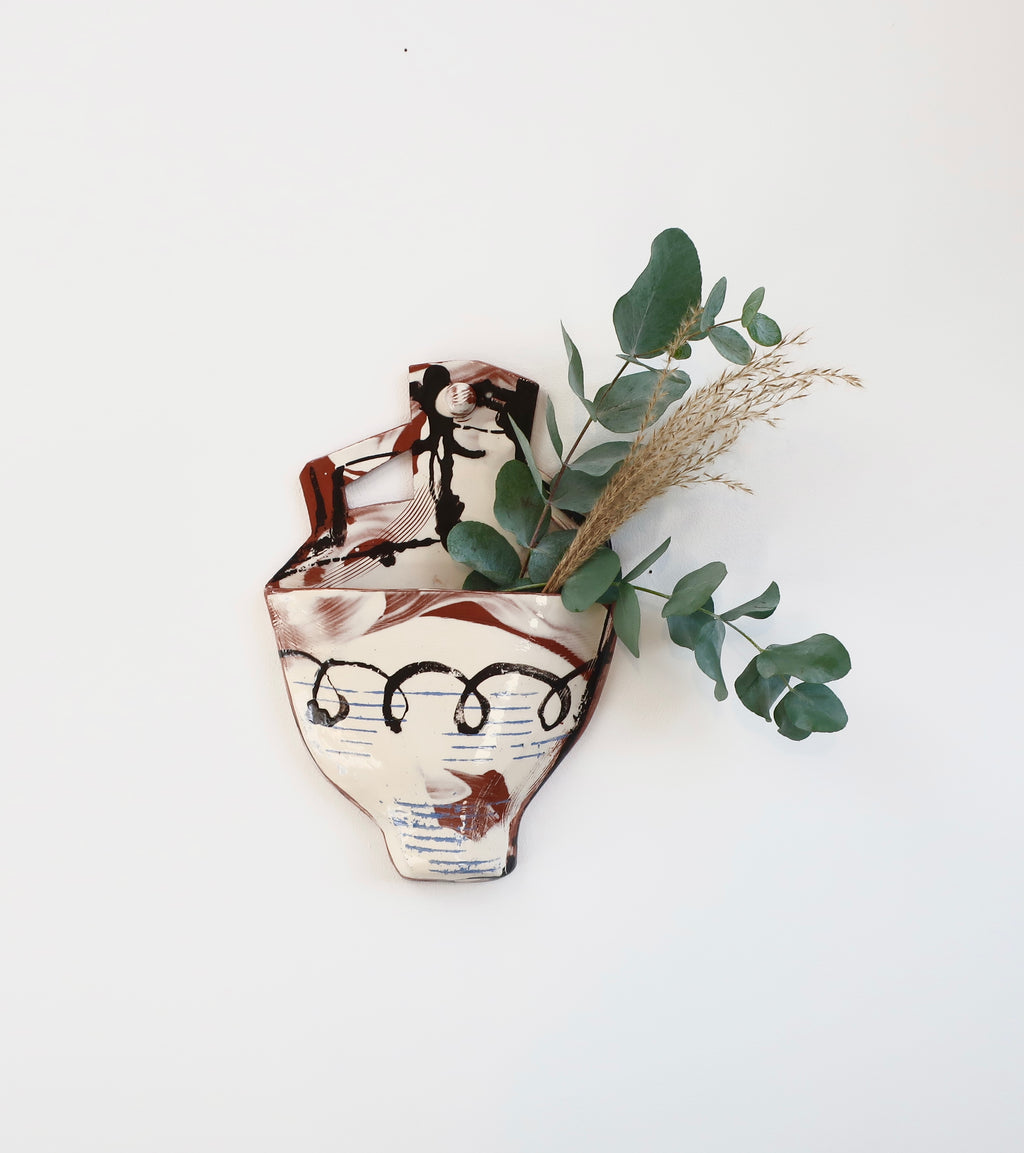 Ceramic Wall Vase 3