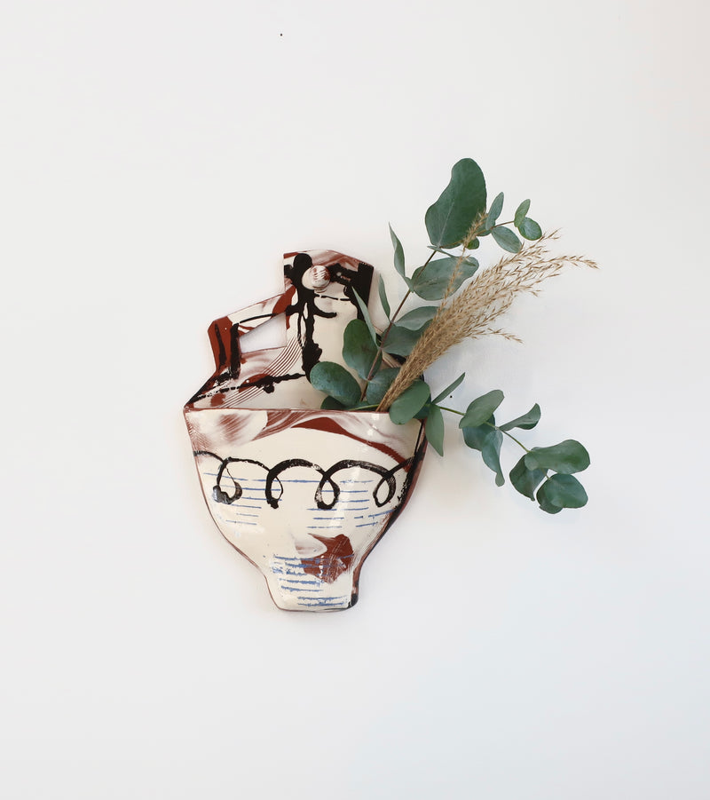 Ceramic Wall Vase 3