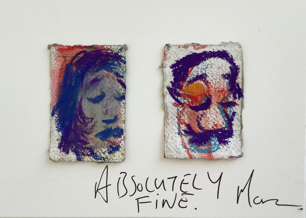 Story Board Of 2 Artworks 'ABSOLUTELY FINE' ( unframed )
