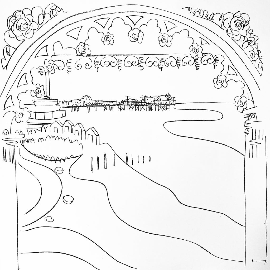From The Bandstand Towards The Palace Pier