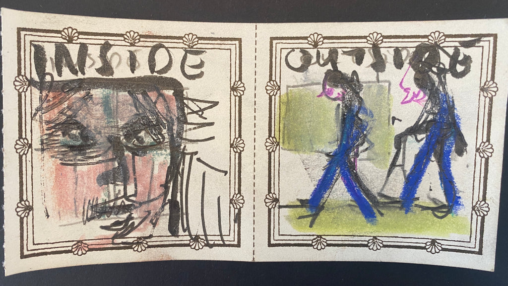 Pair Of Original Artworks on Medium Letterpress Label 20