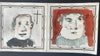 Pair Of Original Artworks on Medium Letterpress Label 23