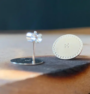Belak 2cm Sterling Silver Stud Earrings