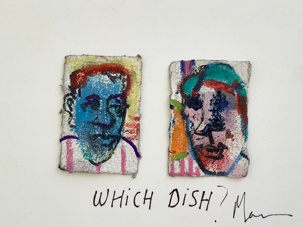 Story Board Of 2 Artworks 'WHICH DISH' ( unframed )