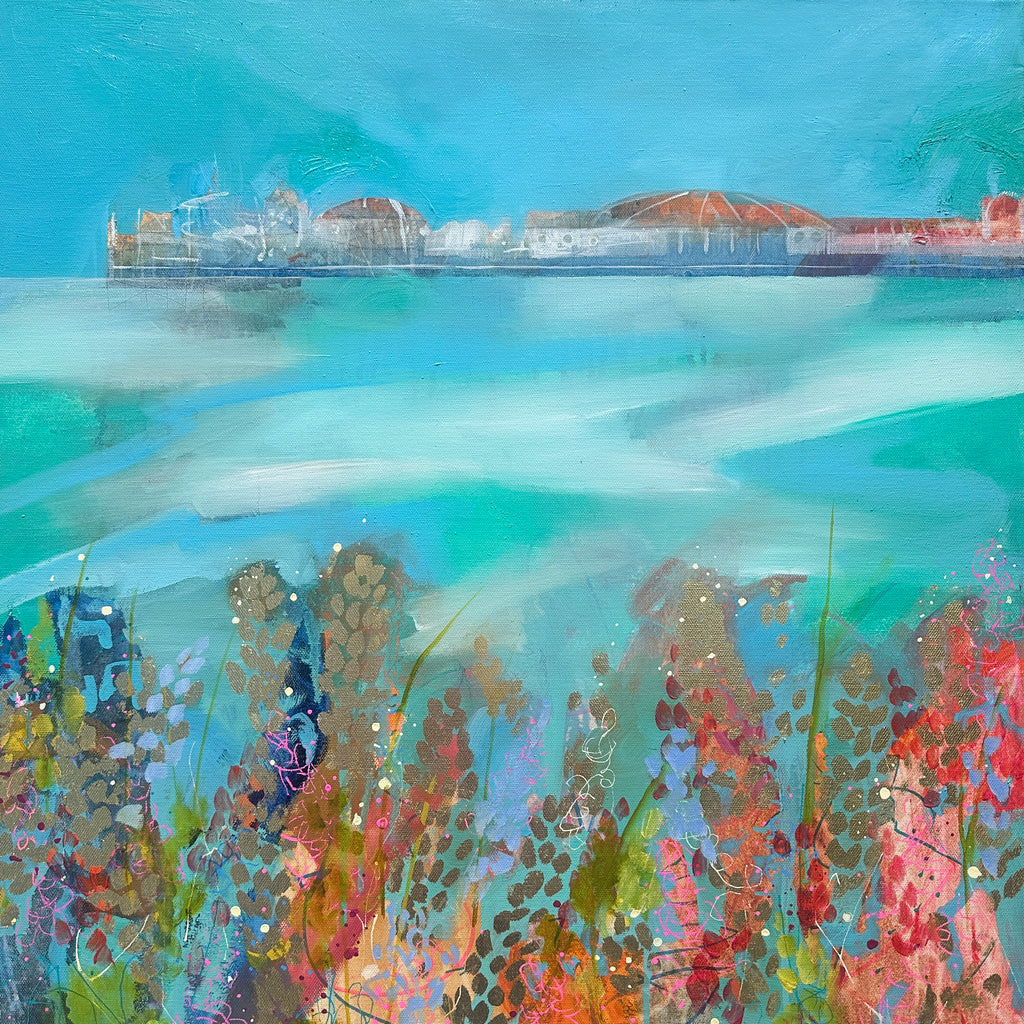 Coastal Flowers And Palace Pier