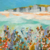 Californian Poppies and Sussex Cliffs