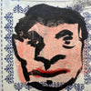 Framed Original Artwork On Letterpress Label 1004