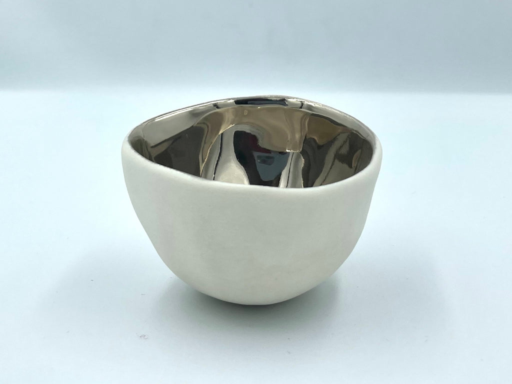 White Porcelain Pebble Bowl *2