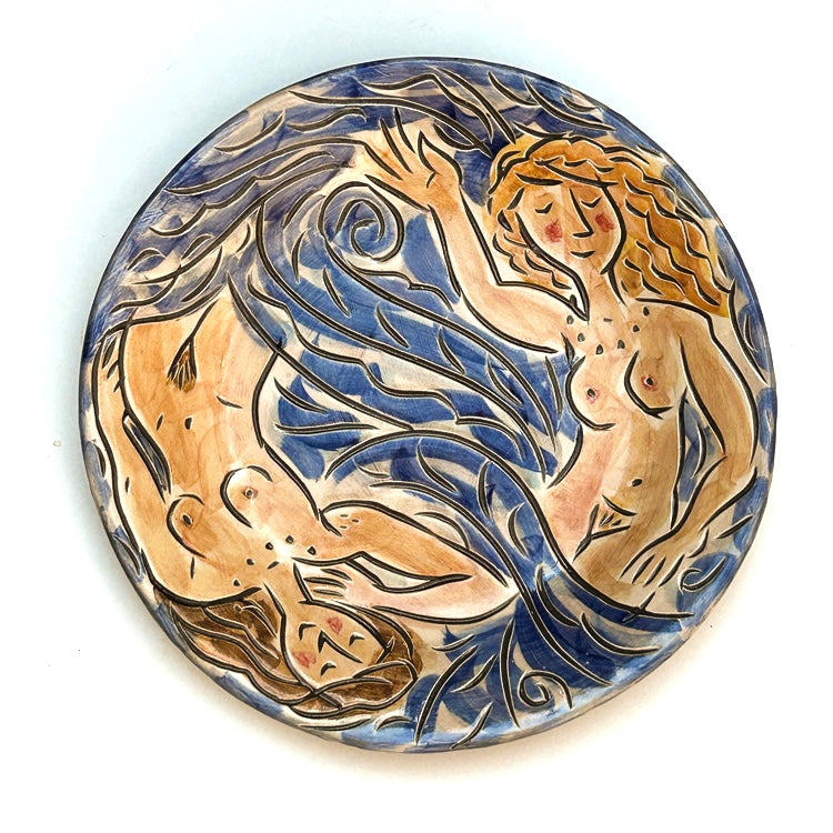 Wall Plate With Swimmers