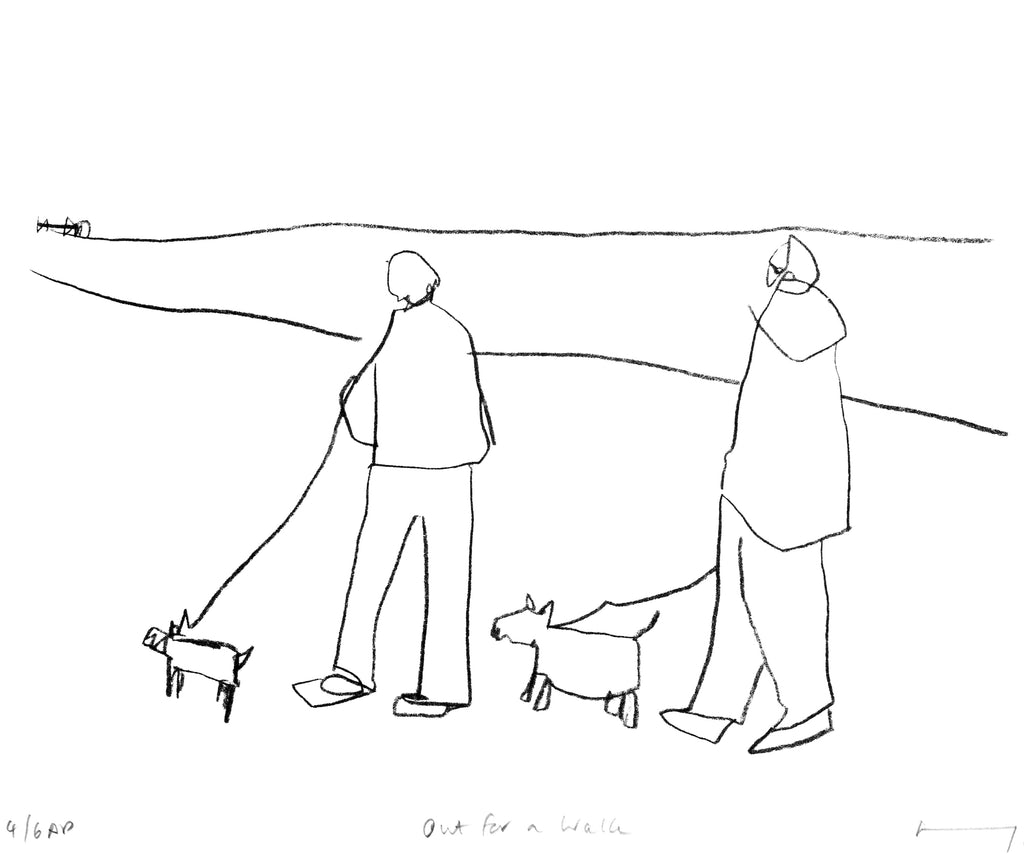 Out for a Walk (framed)